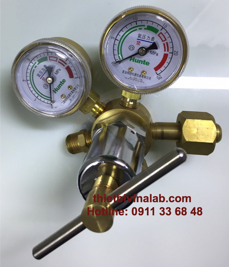 Đồng hồ áp suất nạp oxy cho bom nhiệt lượng